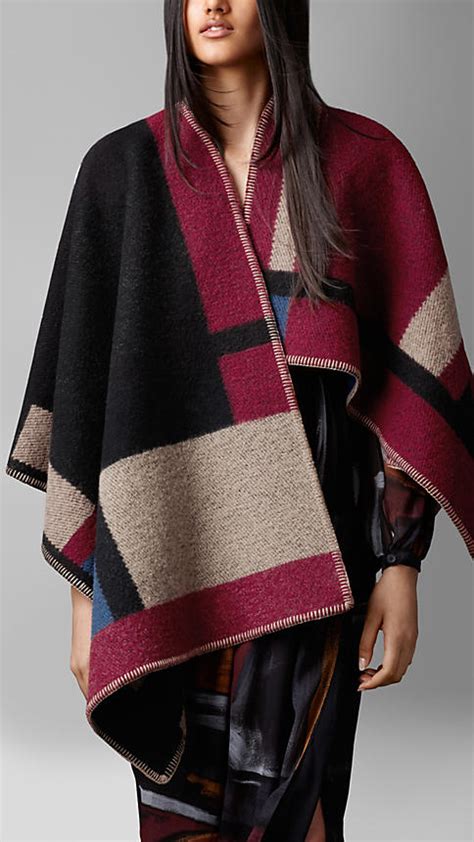 burberry poncho monogram replica|Burberry Poncho .